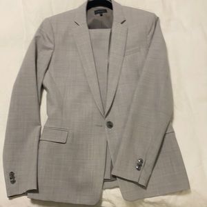 Theory Suit in Frosted Grey
